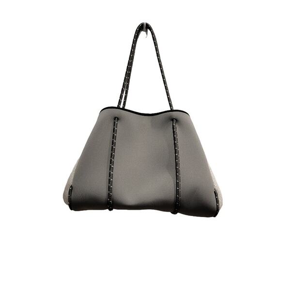 HAUTE SHORE Gray and Orange Shoulder Bag - Picture 2 of 13